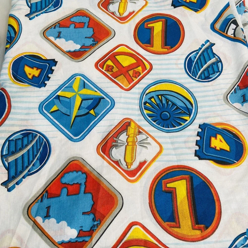 Thomas the Tank Engine Flat & Fitted Sheet Size Twin Cotton Blend